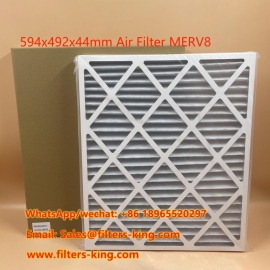 Plissierte Filter mittlerer Effizienz 594*492*44