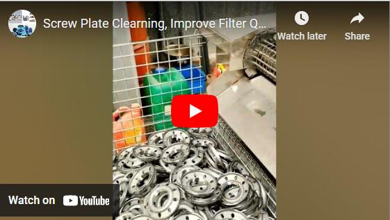 Die Reinigung der Schraubenplatte verbessert die Filterqualität