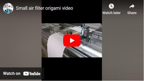 Kleines Luftfilter-Origami-Video